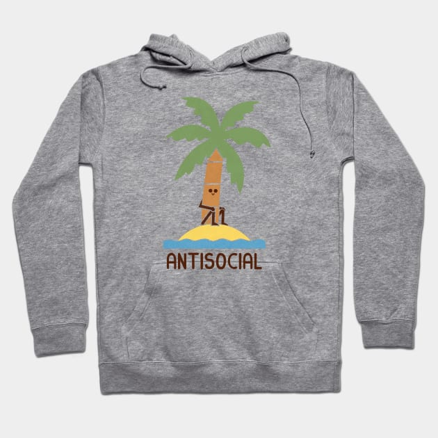 Antisocial Hoodie by HandsOffMyDinosaur